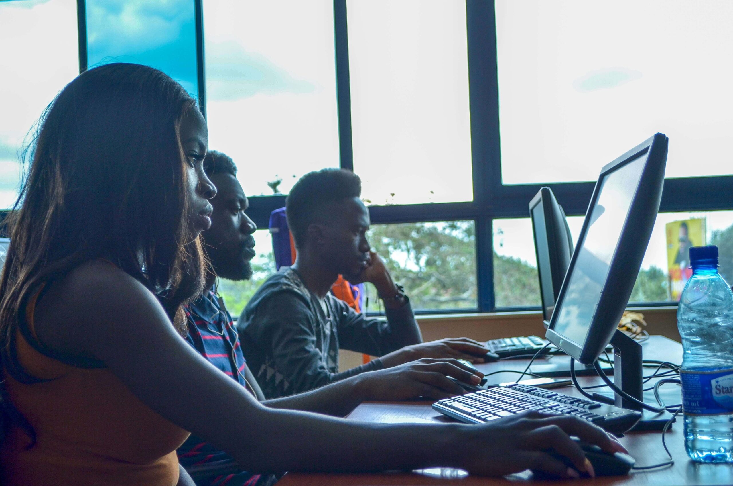 African learners building practical digital skills